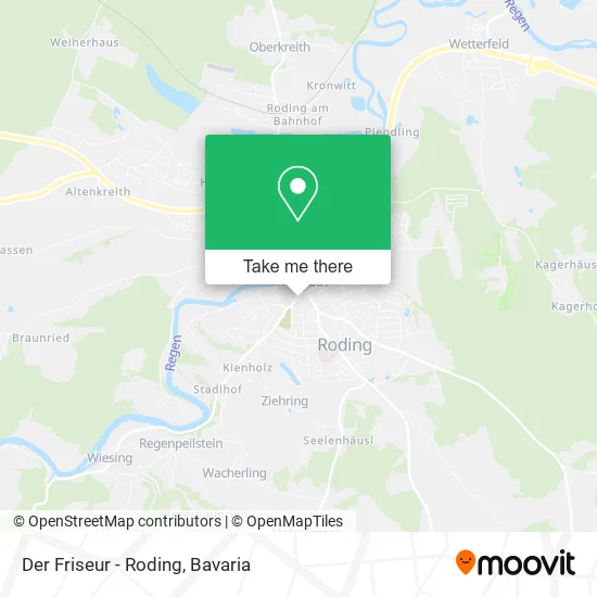 Карта Der Friseur - Roding