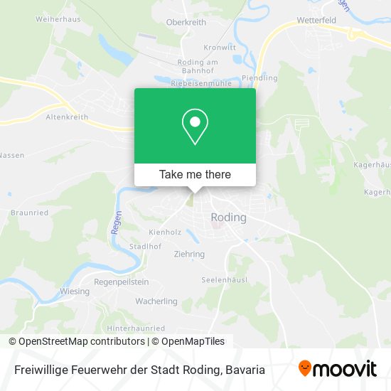 Freiwillige Feuerwehr der Stadt Roding map