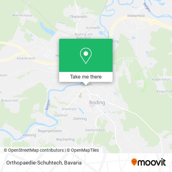 Orthopaedie-Schuhtech map