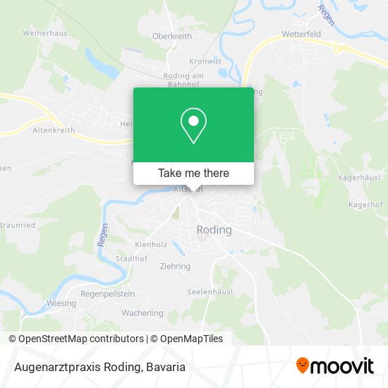 Augenarztpraxis Roding map
