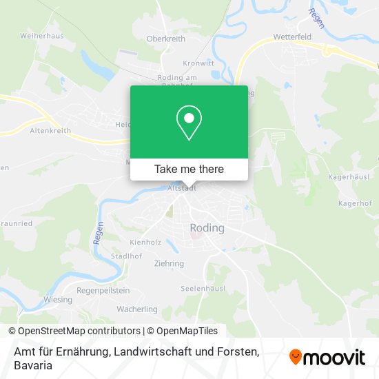 Amt für Ernährung, Landwirtschaft und Forsten map
