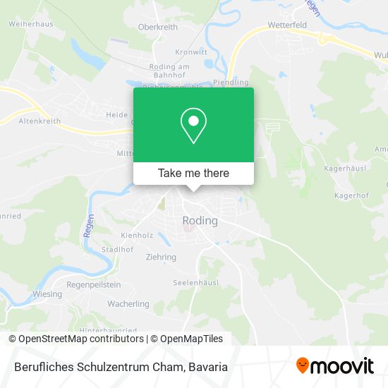 Berufliches Schulzentrum Cham map