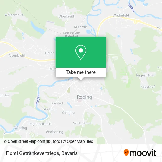 Карта Fichtl Getränkevertriebs