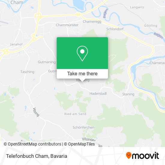 Telefonbuch Cham map