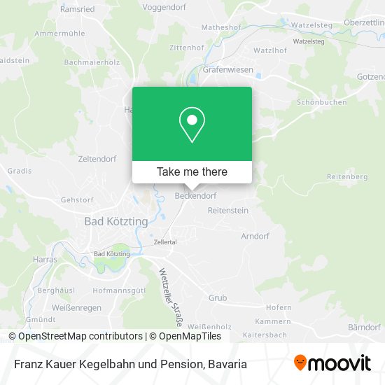 Franz Kauer Kegelbahn und Pension map