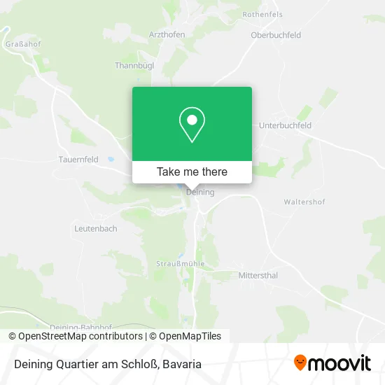 Карта Deining Quartier am Schloß