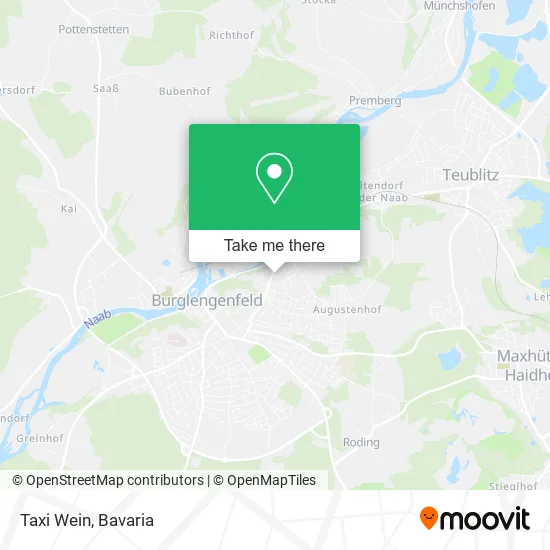 Taxi Wein map