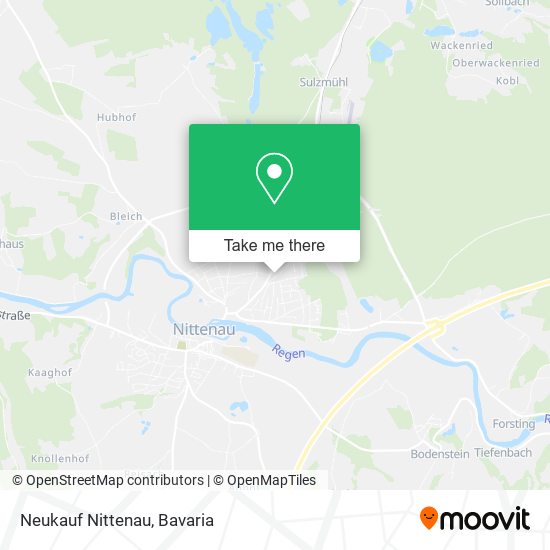 Карта Neukauf Nittenau