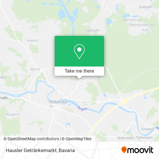 Hausler Getränkemarkt map