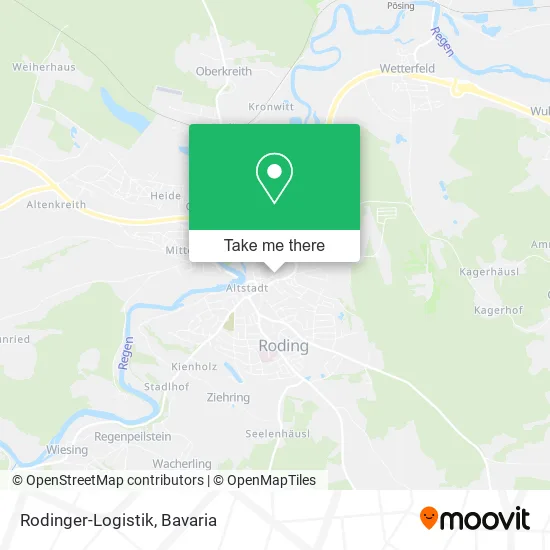 Карта Rodinger-Logistik