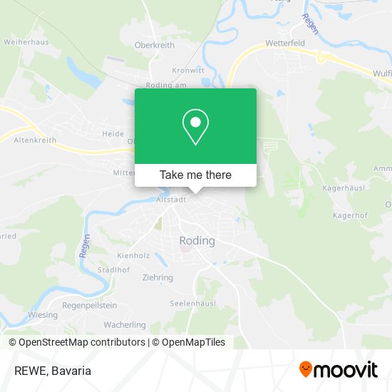 REWE map