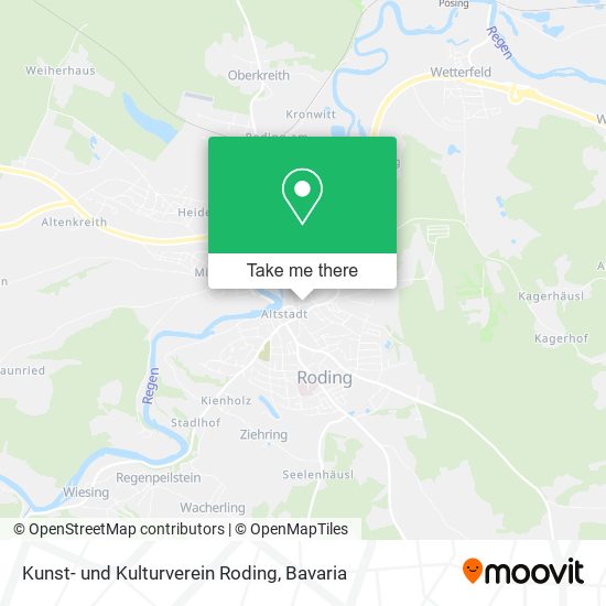 Kunst- und Kulturverein Roding map