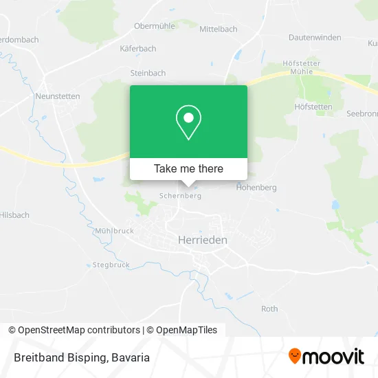 Карта Breitband Bisping