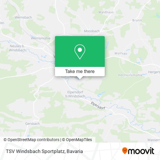 TSV Windsbach Sportplatz map
