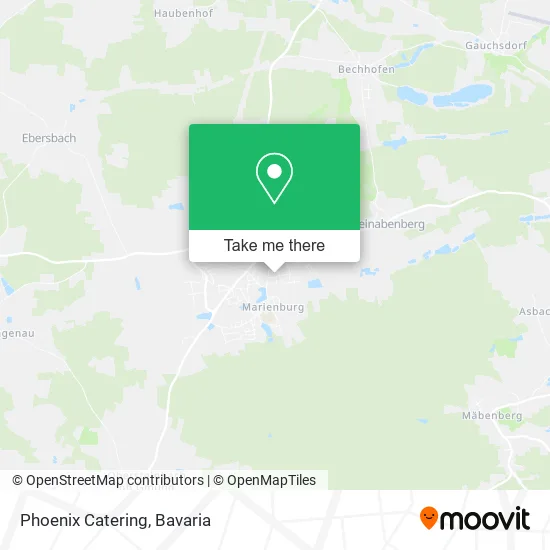 Карта Phoenix Catering