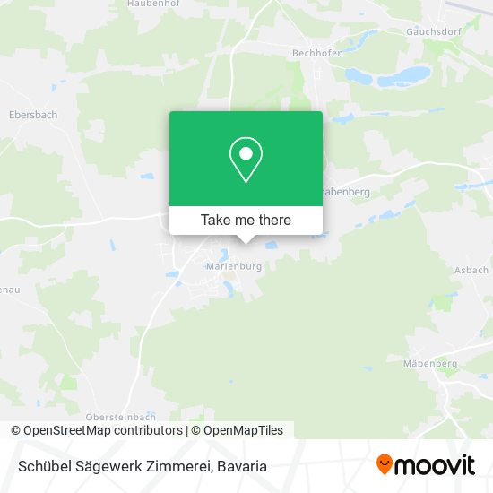 Schübel Sägewerk Zimmerei map