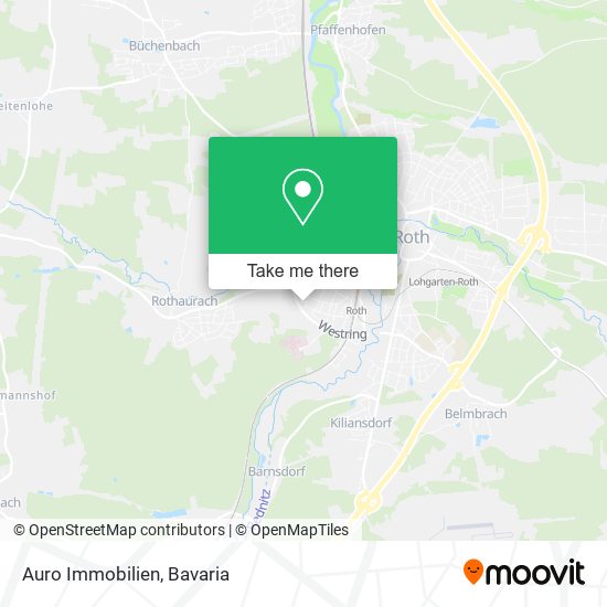 Auro Immobilien map