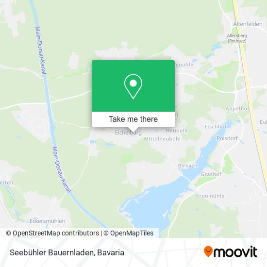 Seebühler Bauernladen map