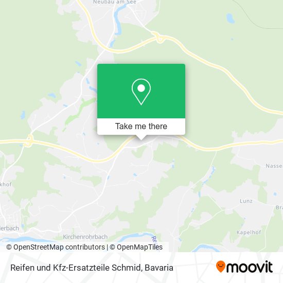 Reifen und Kfz-Ersatzteile Schmid map