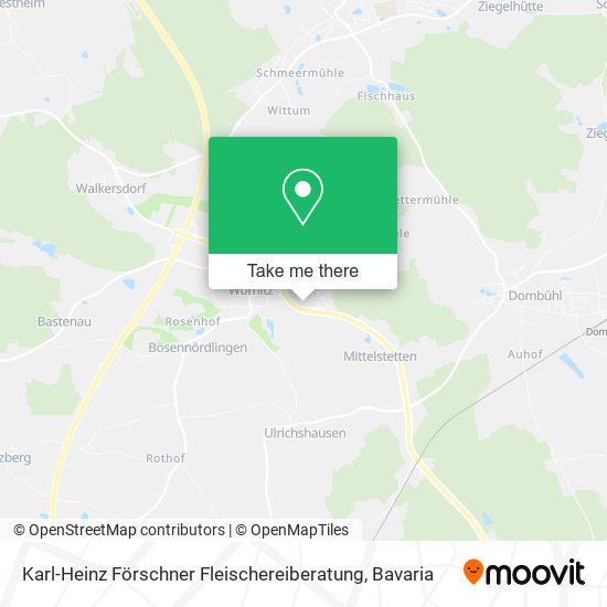 Karl-Heinz Förschner Fleischereiberatung map