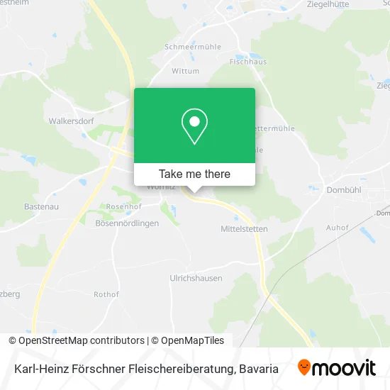 Карта Karl-Heinz Förschner Fleischereiberatung