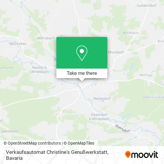 Карта Verkaufsautomat Christine's Genußwerkstatt