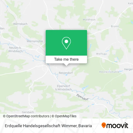 Карта Erdquelle Handelsgesellschaft Wimmer