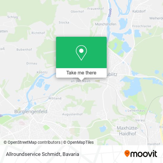 Allroundservice Schmidt map