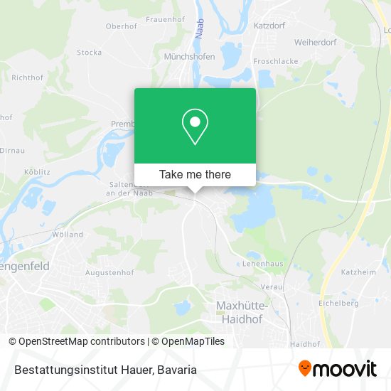 Bestattungsinstitut Hauer map