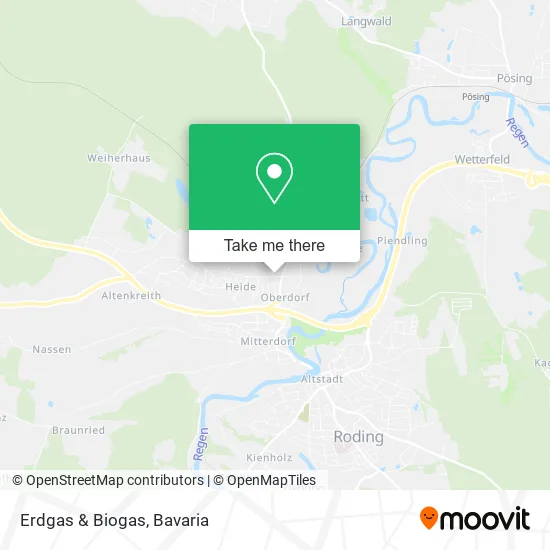 Карта Erdgas & Biogas