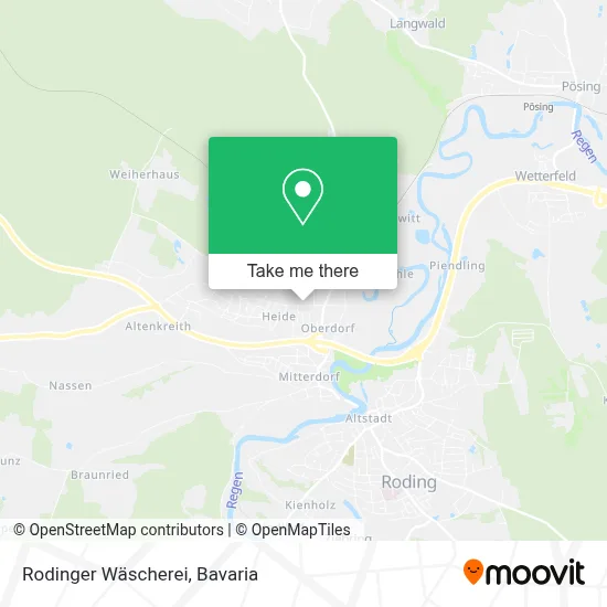 Rodinger Wäscherei map