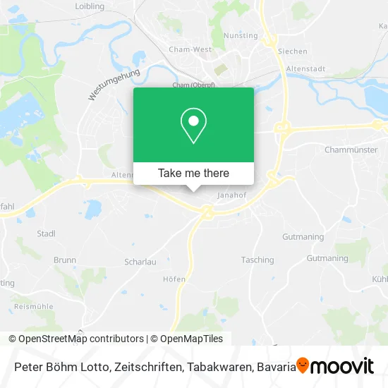Карта Peter Böhm Lotto, Zeitschriften, Tabakwaren