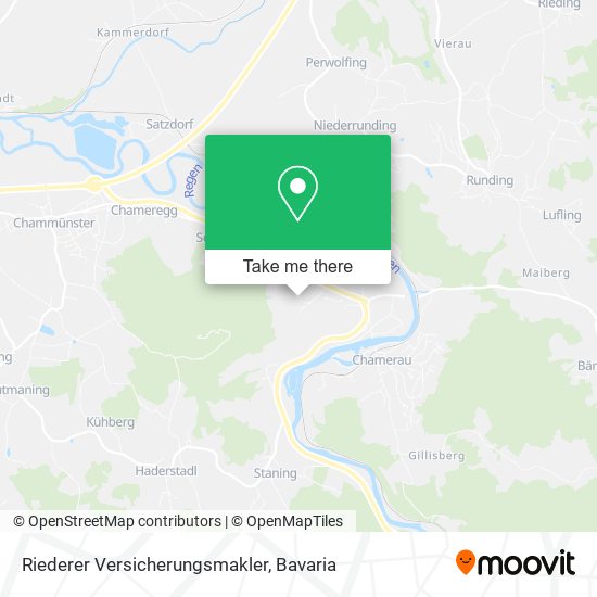 Riederer Versicherungsmakler map
