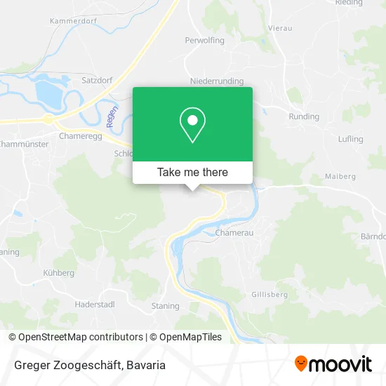 Карта Greger Zoogeschäft