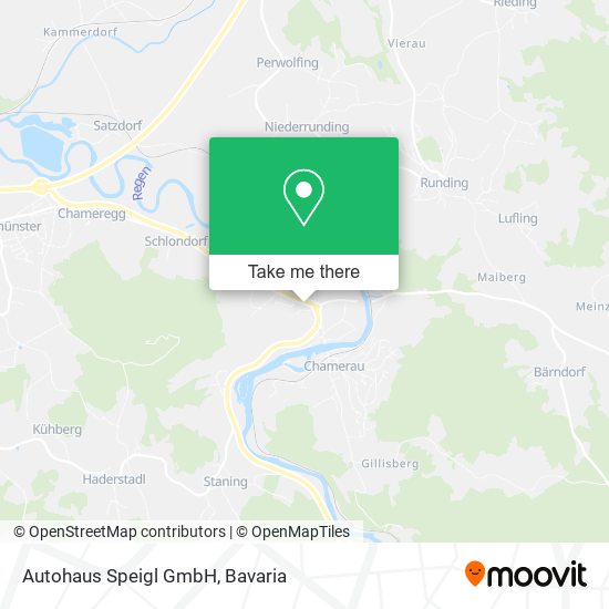 Autohaus Speigl GmbH map