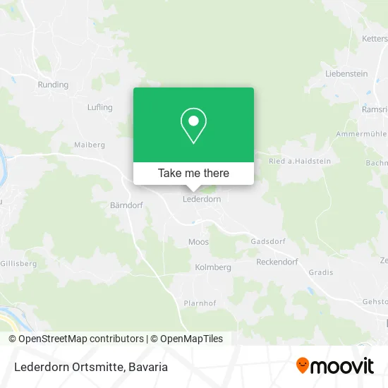 Карта Lederdorn Ortsmitte