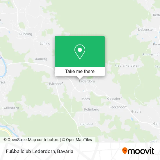 Карта Fußballclub Lederdorn
