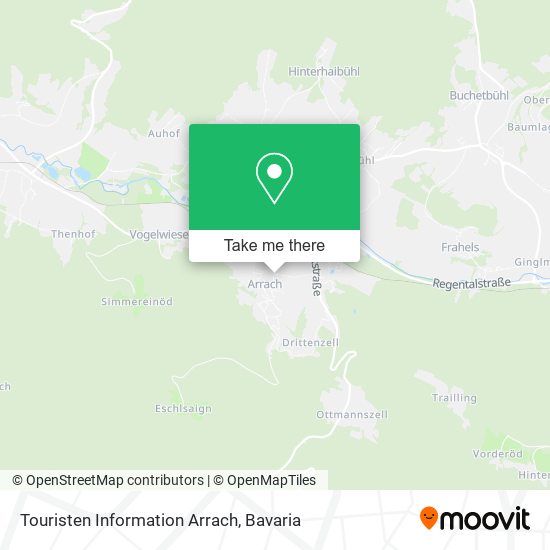 Touristen Information Arrach map