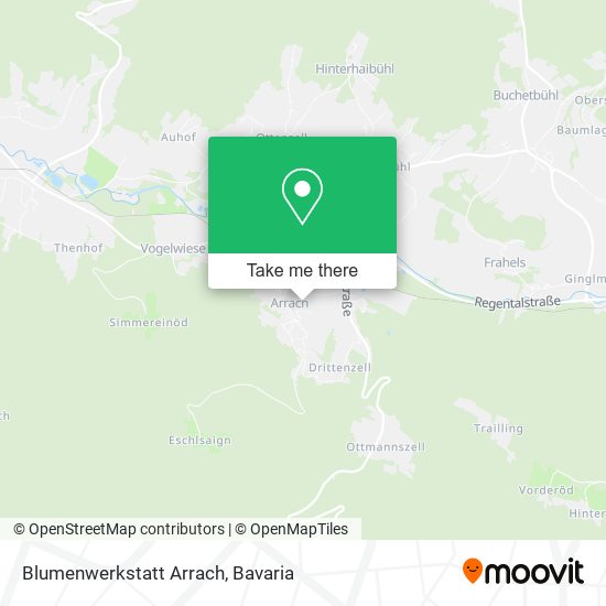 Карта Blumenwerkstatt Arrach