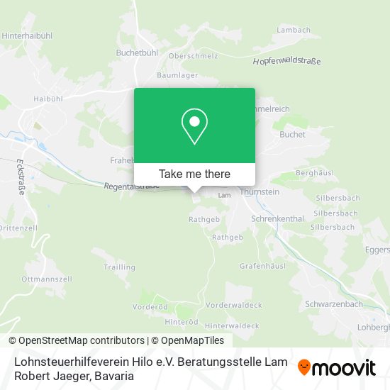 Lohnsteuerhilfeverein Hilo e.V. Beratungsstelle Lam Robert Jaeger map