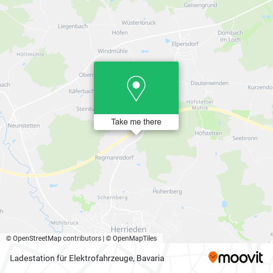 Ladestation für Elektrofahrzeuge map