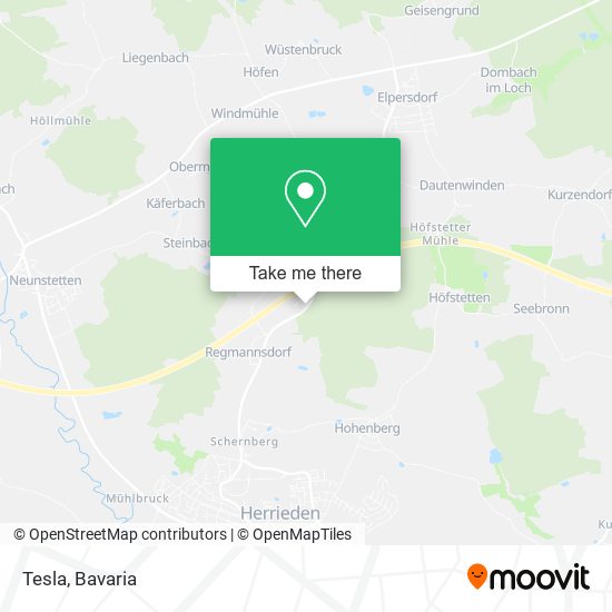 Карта Tesla