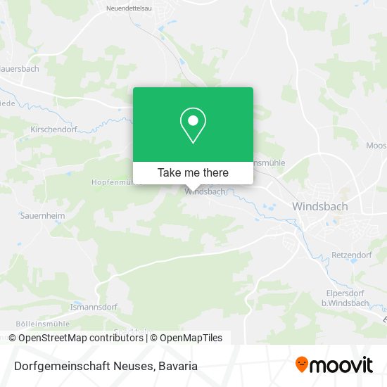 Dorfgemeinschaft Neuses map