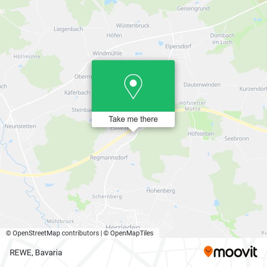 REWE map