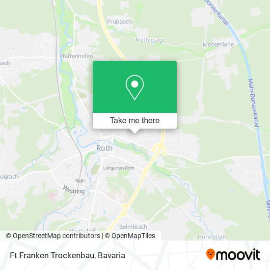 Ft Franken Trockenbau map