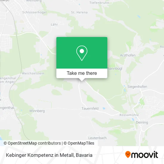 Карта Kebinger Kompetenz in Metall