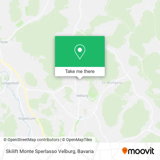 Карта Skilift Monte Sperlasso Velburg