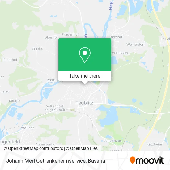 Карта Johann Merl Getränkeheimservice