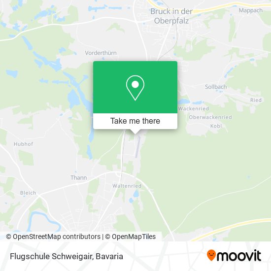Flugschule Schweigair map