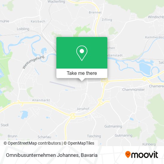Omnibusunternehmen Johannes map